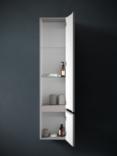 Шкаф-пенал Sancos Very PVR35RSM 35х30х160 подвесной цвет бежевый - фото 5